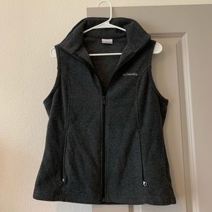 Columbia Dark Gray Fleece Vest